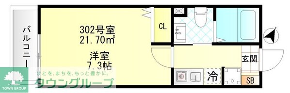 FERIO上井草の物件間取画像
